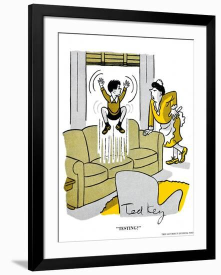 Hazel Cartoon-Ted Key-Framed Giclee Print