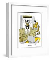 Hazel Cartoon-Ted Key-Framed Giclee Print