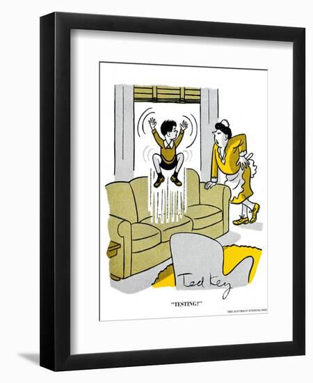 Hazel Cartoon-Ted Key-Framed Giclee Print