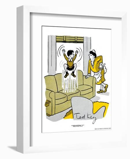 Hazel Cartoon-Ted Key-Framed Giclee Print