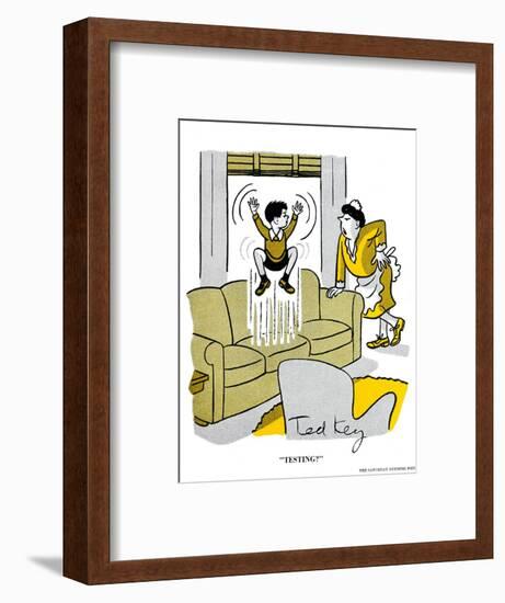 Hazel Cartoon-Ted Key-Framed Giclee Print