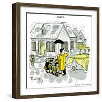 Hazel Cartoon-Ted Key-Framed Giclee Print