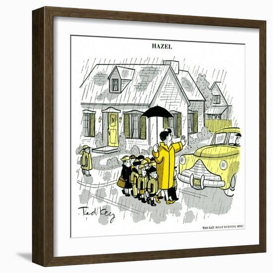 Hazel Cartoon-Ted Key-Framed Giclee Print