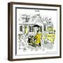 Hazel Cartoon-Ted Key-Framed Giclee Print