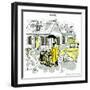 Hazel Cartoon-Ted Key-Framed Giclee Print