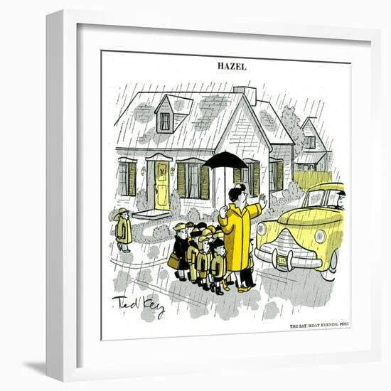 Hazel Cartoon-Ted Key-Framed Giclee Print