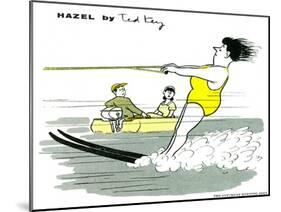 Hazel Cartoon-Ted Key-Mounted Giclee Print