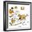 Hazel Cartoon-Ted Key-Framed Giclee Print