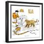 Hazel Cartoon-Ted Key-Framed Giclee Print