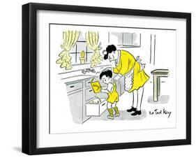 Hazel Cartoon-Ted Key-Framed Giclee Print