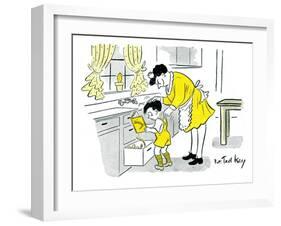 Hazel Cartoon-Ted Key-Framed Giclee Print