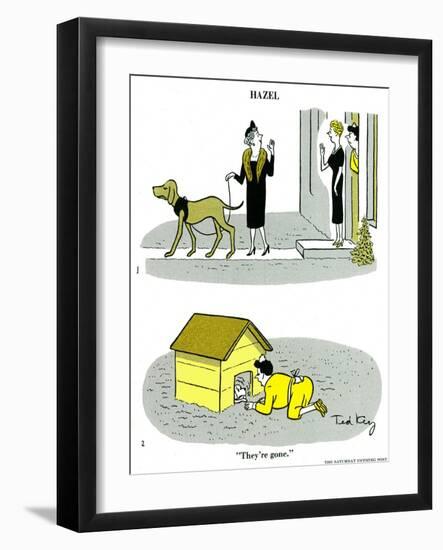 Hazel Cartoon-Ted Key-Framed Giclee Print