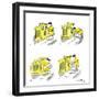 Hazel Cartoon-Ted Key-Framed Giclee Print