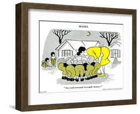 Hazel Cartoon-Ted Key-Framed Giclee Print