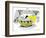 Hazel Cartoon-Ted Key-Framed Giclee Print