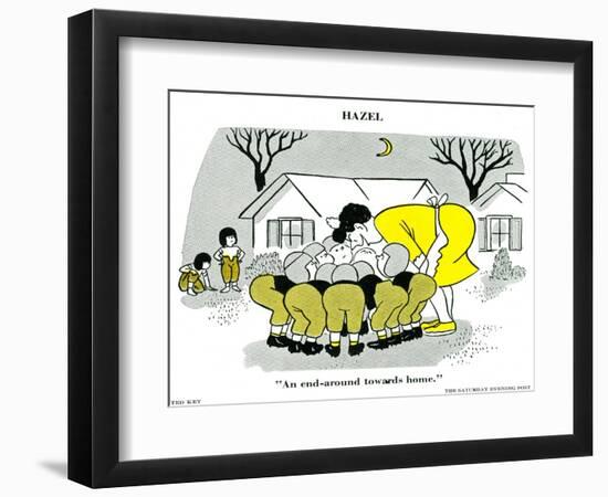 Hazel Cartoon-Ted Key-Framed Giclee Print