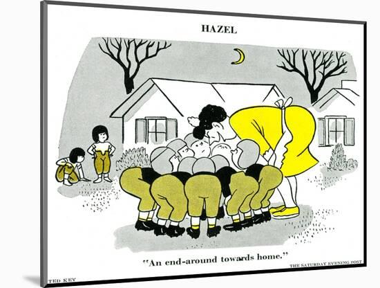 Hazel Cartoon-Ted Key-Mounted Giclee Print