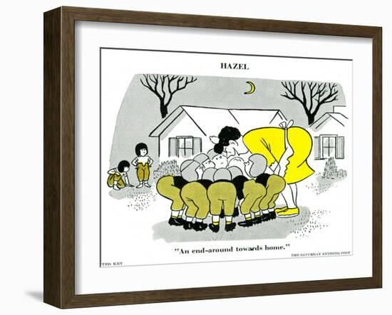 Hazel Cartoon-Ted Key-Framed Giclee Print