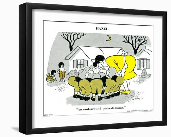 Hazel Cartoon-Ted Key-Framed Giclee Print