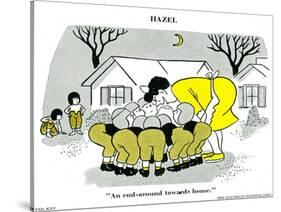 Hazel Cartoon-Ted Key-Stretched Canvas