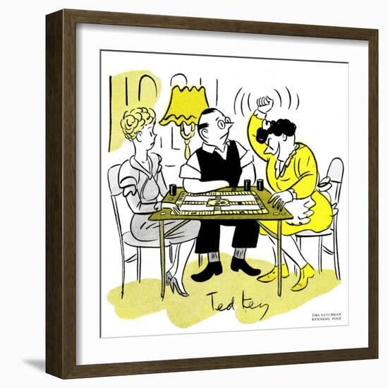 Hazel Cartoon-Ted Key-Framed Giclee Print