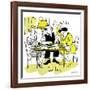 Hazel Cartoon-Ted Key-Framed Giclee Print