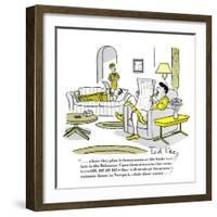 Hazel Cartoon-Ted Key-Framed Giclee Print