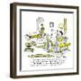 Hazel Cartoon-Ted Key-Framed Giclee Print