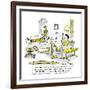 Hazel Cartoon-Ted Key-Framed Giclee Print