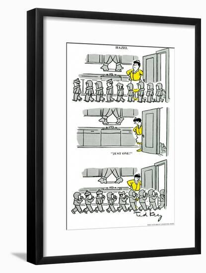 Hazel Cartoon-Ted Key-Framed Giclee Print