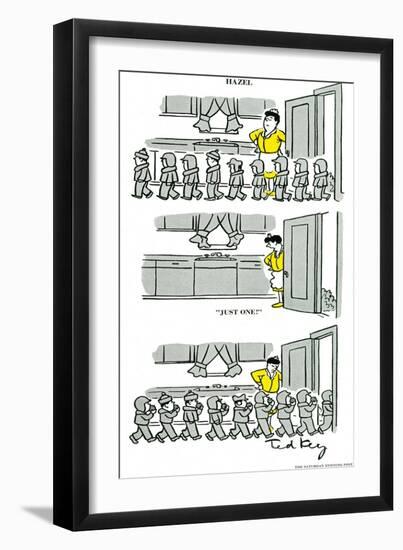 Hazel Cartoon-Ted Key-Framed Giclee Print