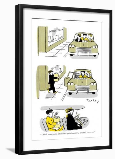 Hazel Cartoon-Ted Key-Framed Giclee Print