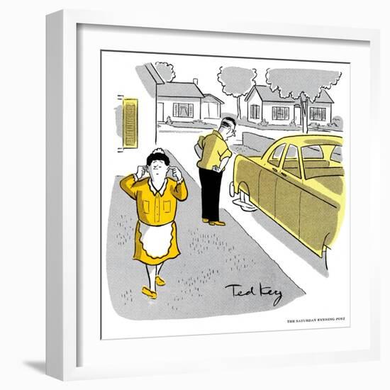 Hazel Cartoon-Ted Key-Framed Giclee Print