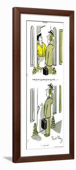 Hazel Cartoon-Ted Key-Framed Giclee Print