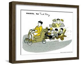 Hazel Cartoon-Ted Key-Framed Giclee Print