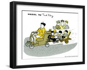 Hazel Cartoon-Ted Key-Framed Giclee Print