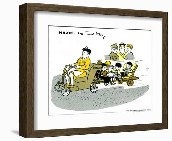 Hazel Cartoon-Ted Key-Framed Giclee Print