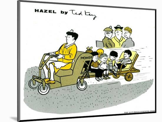 Hazel Cartoon-Ted Key-Mounted Giclee Print