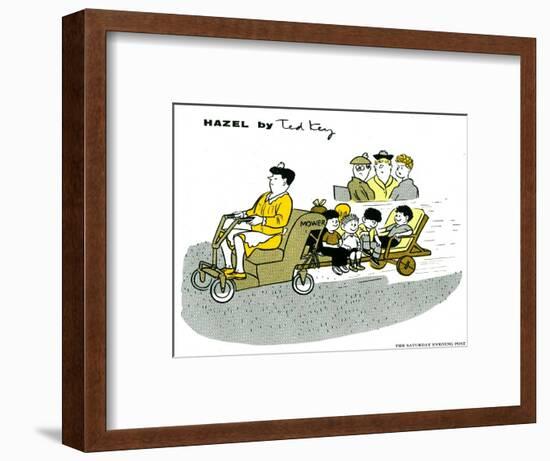 Hazel Cartoon-Ted Key-Framed Giclee Print