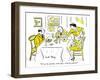 Hazel Cartoon-Ted Key-Framed Giclee Print