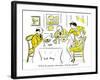 Hazel Cartoon-Ted Key-Framed Giclee Print