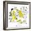 Hazel Cartoon-Ted Key-Framed Giclee Print