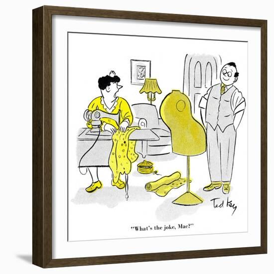 Hazel Cartoon-Ted Key-Framed Giclee Print