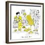 Hazel Cartoon-Ted Key-Framed Giclee Print