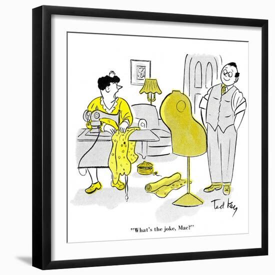 Hazel Cartoon-Ted Key-Framed Giclee Print