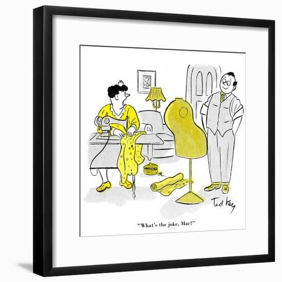 Hazel Cartoon-Ted Key-Framed Giclee Print