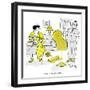 Hazel Cartoon-Ted Key-Framed Giclee Print