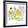 Hazel Cartoon-Ted Key-Framed Giclee Print