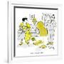 Hazel Cartoon-Ted Key-Framed Giclee Print