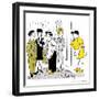 Hazel Cartoon-Ted Key-Framed Giclee Print